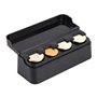 münzhalter auto,Monnaies Organisateur, Auto Voiture Portable En Plaique Titulaire Porte-Bo?te De Rangement Case Conteneur Monnai