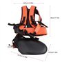 Harnais pour Débroussailleuse Harnais à Double Sangle Bretelles Réglables Confort pour Tondeuse Ceinture en Nylon en Forme de Y 