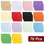 RosewineC 70 Pcs Enveloppe Couleur 11,5 x 8,2 CM 14 Couleurs Enveloppe Cadeau Petite Enveloppe Lot Enveloppe Multicolore pour In