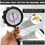CHGJ 0-140PSI Testeur de pression de pompe d'injection, testeur de pression de carburant, kit universel de testeur de pression,