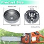 Kit de 3/8" Pignon Embrayage pour Stihl 017 018 MS170 MS180 021 023 025 MS210 MS230 MS250, ADEFOL Pignon + Tambour d'embrayage +