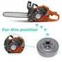 Kit de 3/8" Pignon Embrayage pour Stihl 017 018 MS170 MS180 021 023 025 MS210 MS230 MS250, ADEFOL Pignon + Tambour d'embrayage +