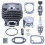 Adefol 52 mm Cylindre Piston Bougie d'allumage Roulement à Aiguilles Kit pour Husqvarna 268 272 272XP 268XP 61 268 K Tronçonneus