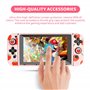 FANPL Pochette coque pour Nintendo Switch, joli ensemble d'accessoires pour Switch avec étui de voyage rigide, coque en TPU soup