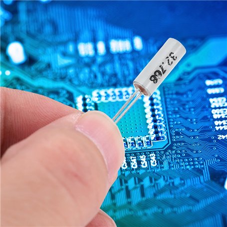 50pcs 10Valeur Oscillateur à cristal de quartz DIP 32.768KHz -24MHz Ensemble assorti d'oscillateurs à quartz en cristal à monter