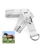 WANGCL Bâton de mesure portable pour cheval - Poids du cheval - Mètre ruban pour mesurer le buste et le poids de l'animal - 2,5