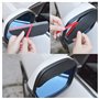 WANGCL Lot de 2 paires de rétroviseurs universels pour rétroviseur de voiture - Protection contre la pluie - Accessoires de voit