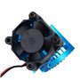 Dissipateur de chaleur de moteur RC bleu ciel avec ventilateur de refroidissement pour moteur sans balais 540 550 3650 3660 pour