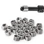WANGCL Lot de 30 kits de réparation de filetage M6 Helicoil inserts de filetage