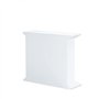 WANGCL maison de poupées cheminée blanche Mini cheminée 1/12 accessoires de maison de poupée meubles de maison de poupées en boi
