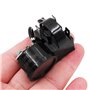 WANGCL Lot de 2 relais de démarrage de compresseur 3 broches 15 Ohm + 2 protecteurs de surcharge de compresseur 1/4 HP pour répa