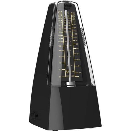 Cantus Métronome mécanique avec avertissement sonore sans piles 350 Black