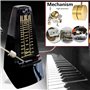 Cantus Métronome mécanique avec avertissement sonore sans piles 350 Black
