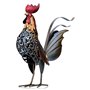 Tooarts Coq Sculpture en Métal Sculpté Maison Oeuvre d’Articles d’Ameublement