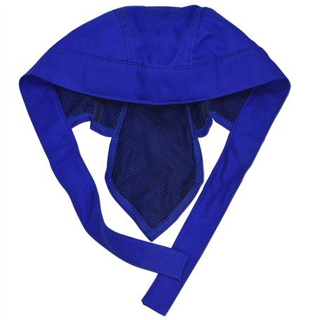 RIVERWELD Capuchon de soudage en Maille de Coton Pur Doublure intérieure pour soudeurs Casque de soudage de Couleur Bleue équipe