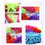 CHUANGOU Plumeau Poussiere Microfibre avec Tige télescopique pour éliminer la poussière et Les Taches sur Les fenêtres et Les Me