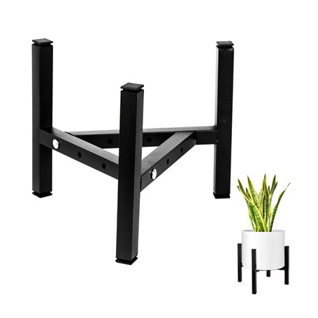 jinminamz Support Pour Plantes Réglable,Pot De Fleurs Porte - Plantes Porte - Fleurs Tabouret En Fer Adapté Pour Les Pots De 20