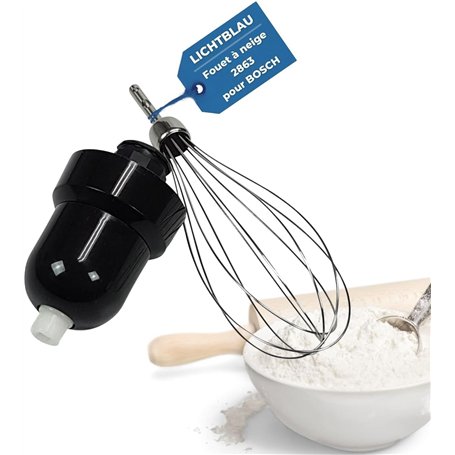 Lichtblau Fouet 657378 avec engrenage entraîneur 629984 pour mixeur plongeant 753124 pour batteurs manuels Bosch I Rechange pour