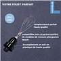 Lichtblau Fouet 657378 avec engrenage entraîneur 629984 pour mixeur plongeant 753124 pour batteurs manuels Bosch I Rechange pour