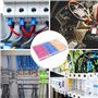YEYIT Cosse Electriques Automobile a Sertir Ronde Plates 200 Pièces Assortiment Cosses de Electriques Connecteurs Bout Cosses à