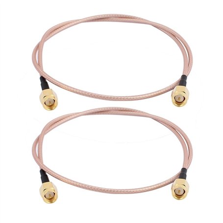 GTIWUNG 2Pcs Cable SMA Antenne 4G SMA Mâle à SMA Mâle Câble Riggle RG316 15cm pour Antenne 4G Pi 2.4 GHz Antenne WiFi Wirelesse