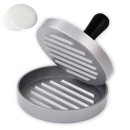 Presse à Hamburger avec 100 Feuilles de Papier sulfurisé