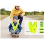Hitopin 4PCS Gilet Fluo Enfant, Gilet de Sécurité pour Enfan, 360°Visibilité à Gilet Réfléchissante, Gilet de Sécurité pour Enfa