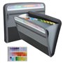 Extensible Pochettes pour Documents13 compartiments Accordéon Classeur - Trieur Document avec Fermeture à Glissière - A4 Trieur