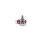 Alnicov Lot de 2 potentiomètres rotatifs linéaires à 3 broches B250K ohm 18 mm, potentiomètre de contrôle du volume pour pièces