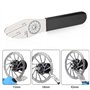 XIAQICA 3 Pièces Kit clé à Molette Ajusteur Frein à Disque Vélo 42/18/15 mm Outil Correction Réglage Réparation Plaquettes Clé C