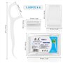 05 mm - Plastique - Nettoyage Dentaire Double Fil - Pour Maison