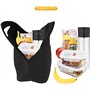 Sac Lunch Isotherme - Sac Isotherme Repas en Néoprène - Glacière Lunch Box Réutilisable et Étanche avec Fermeture Éclair pour Bu