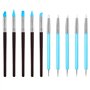 10 Pièces Pinceaux en Silicone pour Modelage