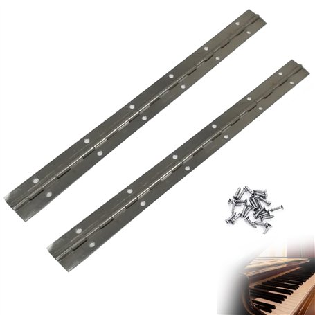 2 Pièces Charnière à Barre de Piano en Acier Inoxydable