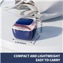 Zephyra Boîte Portable pour Prothèses Dentaires avec Tamis, Boîte Étanche pour Dentiers et Appareils Dentaires,Idéale pour le Ne