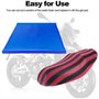 POFET Coussin de siège de moto confortable en gel absorbant les chocs - Accessoires - Coussin de siège de moto (25 x 25 x 2 cm)