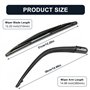 Remplacement de la Lame du Bras D'essuie-Glace Arrière Automatique pour Pièces D'auto Dura