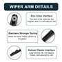 Bras et Balai D'essuie-Glace Arrière, Remplacement de la Lame du Bras D'essuie-Glace Arrière Automatique pour Pièces D'auto Dura