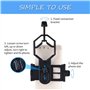 TRAMILY Adaptateur universel pour téléphone portable – Compatible avec jumelles monoculaires télescope et microscope, s'adapte à