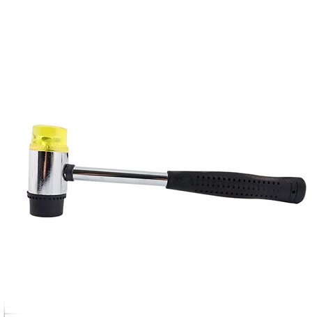 CENPEK Maillet en métal à double tête en nylon et caoutchouc 25 mm