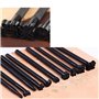 CENPEK Lot de 20 outils d'estampage du cuir de différentes formes pour fabrication de selle, outils de sculpture pour artisanat