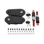 CENPEK Kit de goupille de verrouillage universel pour capot de moteur de voiture - Noir