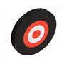 ANCLLO Cible de flèche Ronde en EVA, Cible de flèche de tir à l'arc Portable pour Les Jeunes pour la Pratique du tir Noir