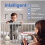 ANFIL® Babyphone Caméra Bébé Moniteur: Audio Bidirectionnel, Vision Nocturne - Système de Surveillance Sécurisé pour Bébés avec 