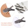Perforatrice,Métallique à Main Poinçon 1 Trou Perforateur Pince Monotrou Perforateur de Papier en Acier Inoxydable 6MM Capacité 