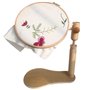 UOOOM Support de Broderie Réglable Table Cadre à broder en Bois pour Tapisserie Broderie Travaux d'Aiguille Peinture sur Soie