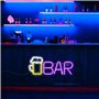 Panneau néon LED - Panneau néon de bar - Panneau néon de bar - Panneau néon de bar - Panneau néon pour bar - Décoration murale