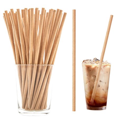 Lot de 500 pailles en papier