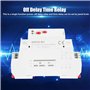 AC/DC 12V ~ 240V GRT8-B1 Mini Relais Temporisé avec Mise Hors Tension 0,1 s-10 jours, Indicateurs LED et Montage sur Rail DIN 35