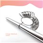 Bague Jauge Mesure de Taille de Doigt, Outil Calibreur Sizer en Métal, Jauge Anneaux Outil de Bague, Baguier Calibreur, Taille M